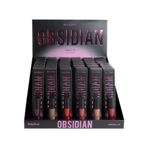 Box Batom Liquido Creme Lip Obsidian 6 Cores (box Com 36 Unidades) - Ruby Rose