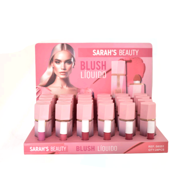 Box Blush Liquido ( 06 Tons ) - Sarah'S Beauty