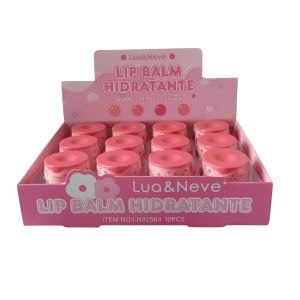 BOX C/ 12 UN LIP BALM HIDRATANTE 4 TONS - LUA E NEVE - imagem 1