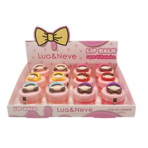 BOX C/12 UN  LIP BALM SUPER HIDRATANTE 2 TONS - LUA E NEVE - imagem 1