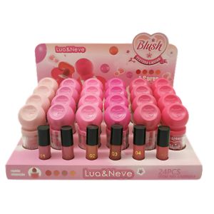 BOX C/24 UN BLUSH TEXTURA LIQUIDA 6 TONS - LUA E NEVE - imagem 1
