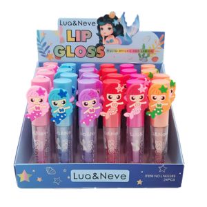 BOX C/ 24 UN LIP GLOSS SEREIA 6 TONS- LUA E NEVE