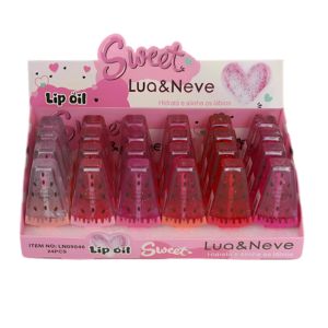 BOX C/24 UN LIP OIL SWEET FORMATO SORVETINHO 6 TONS - LUA E NEVE - imagem 1