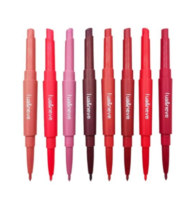 BOX C/48 UN BATOM MATTE+LIP LINER 2 EM 1 - 8 CORES - LUA E NEVE - miniatura 2