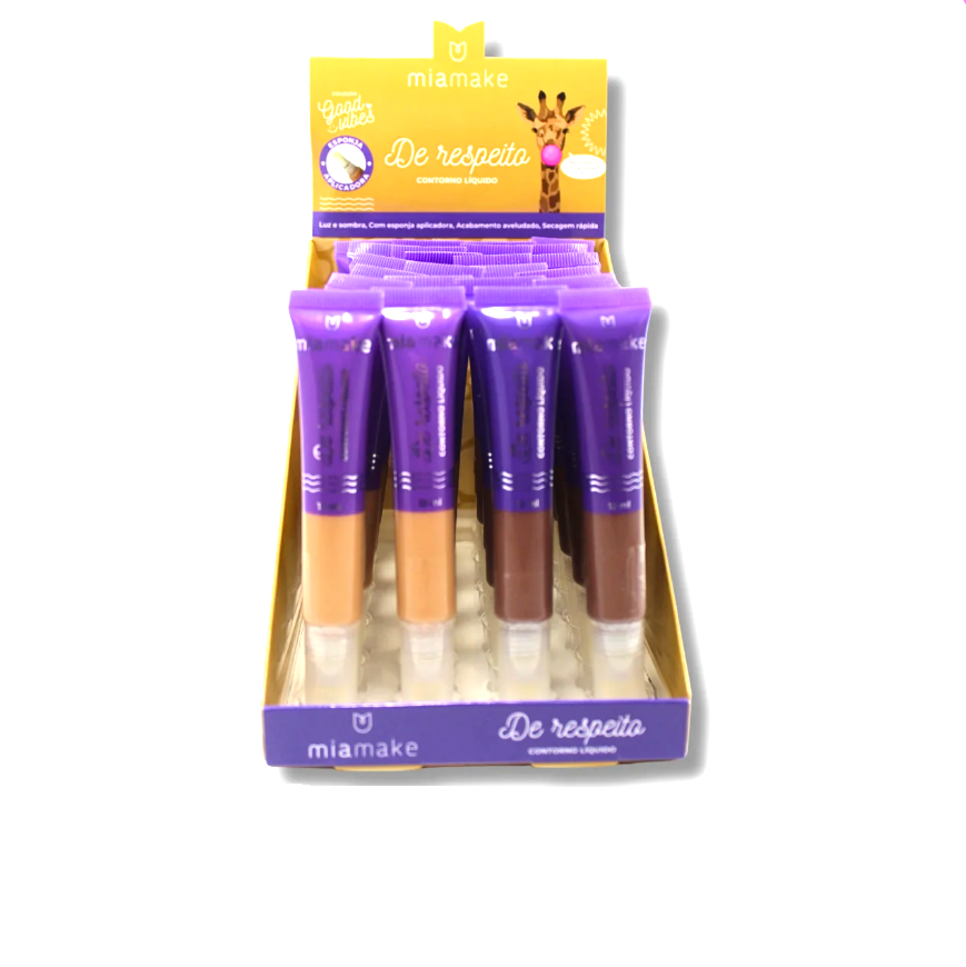 BOX CONTORNO LIQUIDO DE RESPEITO 2 TONS ( BOX COM 24 UNIDADES ) - MIAMAKE - imagem 1