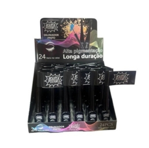 Box Delineador Preto Longa Duração Com 24 Unid Rd 1832- Super Poderes