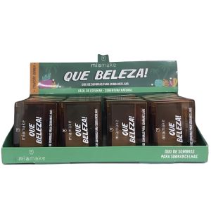 Box Duo de Sombras Para Sobrancelhas Que Beleza ( Box Com 24 Unidades ) - Miamake