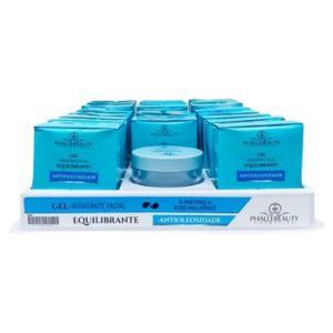 Box Gel Creme Hidratante Facial Antioleosidade Equilibrante ( Box Com 22 Uni ) Phallebeauty