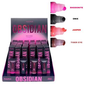 Box Lip Balm Obsidian Jelly Jewel 4 Cores ( Box Com 36 Unidades ) - Ruby Rose