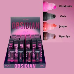 Box Lip Balm Obsidian Jelly Jewel 4 Cores ( Box Com 36 Unidades ) - Ruby Rose — miniatura 3