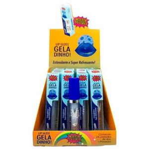 BOX LIP GLOSS GELADINHO 4ML ( BOX COM 24 UNIDADES ) - SUPER PODERES - imagem 1