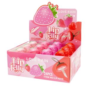 BOX LIP GLOSS MORANGUINHO ( BOX COM 24 UNIDADES )- LOVE RAIN - imagem 1