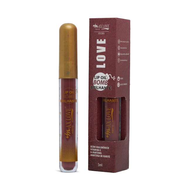BOX LIP OIL BOMB BRILHANTE COR 56 ( BOX COM 36 UNIDADES ) - MAX LOVE - miniatura 2