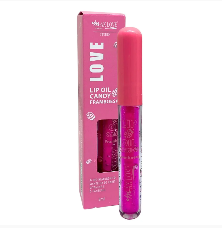 BOX LIP OIL CANDY FRAMBOESA COR-601 ( BOX COM 36 UNIDADES ) - MAX LOVE - miniatura 2