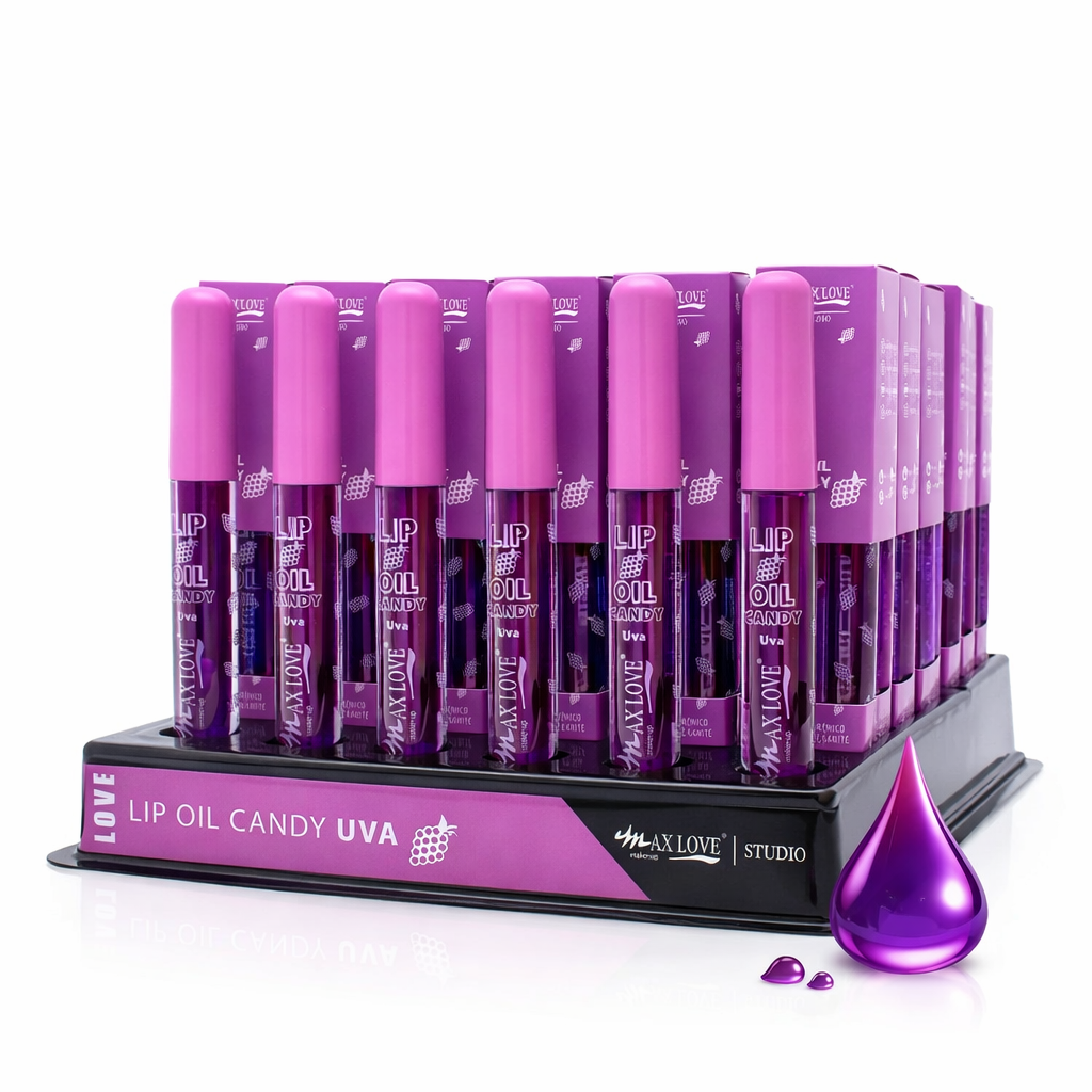 BOX LIP OIL CANDY UVA C/36 UNI - MAX LOVE - imagem 1