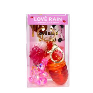 BOX LIP OIL MEL COM CHAVEIRO ( BOX COM 12 UNIDADES )  - LOVE RAIN - miniatura 3