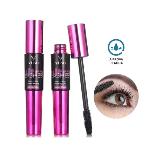 Box Mascara de Cilios Ultra Lashes A Prova D'Agua Cor Preta ( Box Com 24 Unidades ) - Vivai — miniatura 3