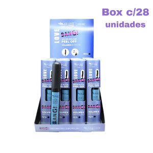 BOX MASCARA PARA CILIOS BANG VOLUMOSO PRETO Nº 22 ( BOX COM 28 UNIDADES ) - MAX LOVE - imagem 1