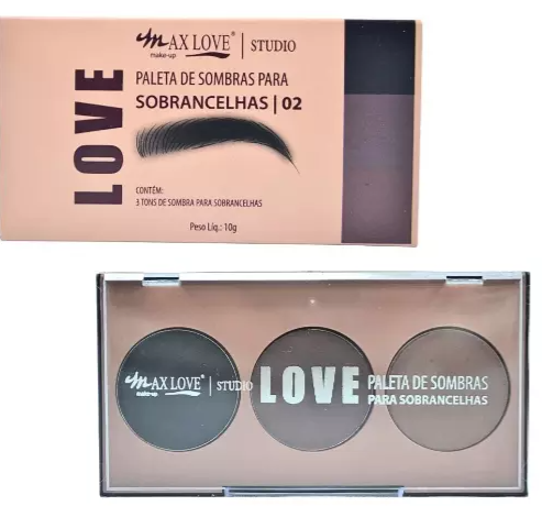 BOX PALETA DE SOMBRA COR 02 -C/36 UNI MAX LOVE - imagem 1