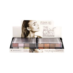 BOX PALETA DE SOMBRA THE PERFECT MATCH 2 TONS ( BOX COM 12 UNIDADES ) - PINK 21 - miniatura 2