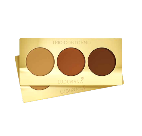 Box Paleta Trio de Contorno Gold ( Box Com 12 Unidades) - Ludurana — miniatura 3