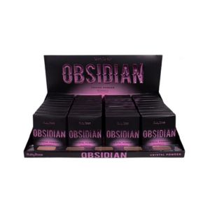 BOX PO COMPACTO OBSIDIAN CRYSTAL POWDER 5 CORES (BOX COM 36 UNIDADES) - RUBY ROSE