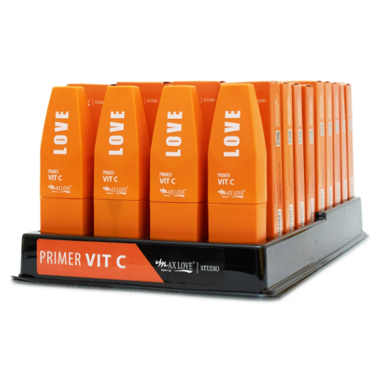 BOX PRIMER VITAMINA C 30 ML( BOX COM 36 UNIDADES ) - MAX LOVE - imagem 1