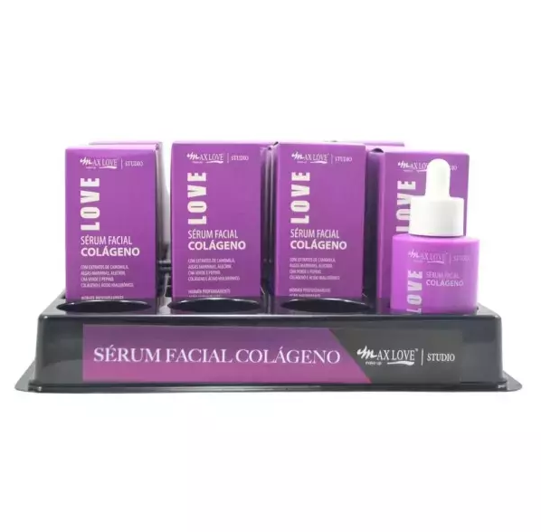 Box Serum Facial Colageno 30ml ( Box Com 24 Unidades ) - Max Love