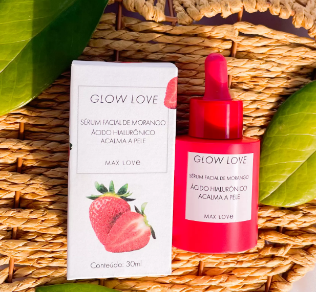 BOX SERUM FACIAL MORANGO GLOW 30ML ( BOX COM 36 UNIDADES ) - MAX LOVE - miniatura 2
