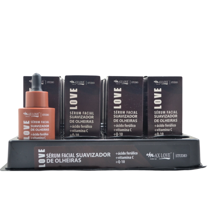 BOX SERUM FACIAL SUAVIZADOR DE OLHEIRAS 30ML ( BOX COM 24 UNIDADES ) - MAX LOVE - imagem 1