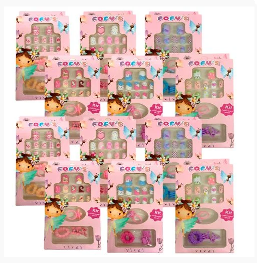 Box Unhas Infantil Kit Fofy'S Cores Variadas ( Box Com 12 Unidades ) - Vivai — miniatura 2