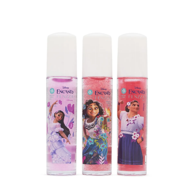 Brilho Labial Infantil Encanto ( 3 Tons ) - Fenzza Cor:cor-01 — miniatura 2