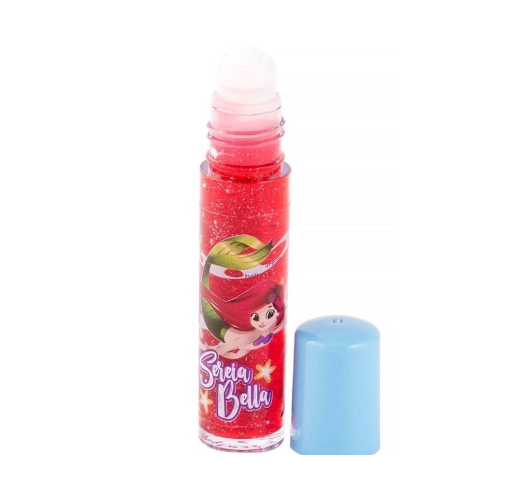 Brilho Labial Roll On Sereia Bella Teen ( 4 Sabores ) Safira Cor:01 — miniatura 2