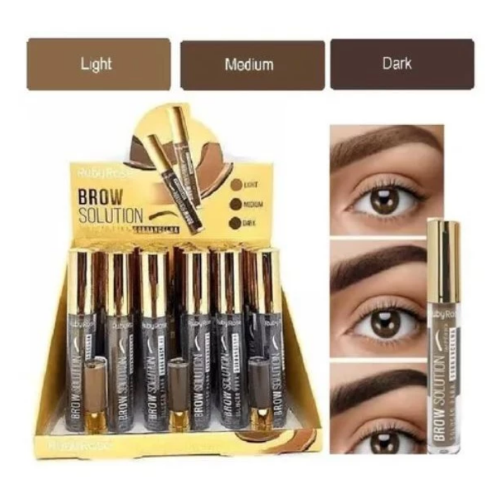 Brown Solution Solução Para Sobrancelha - Ruby Rose Cor:dark