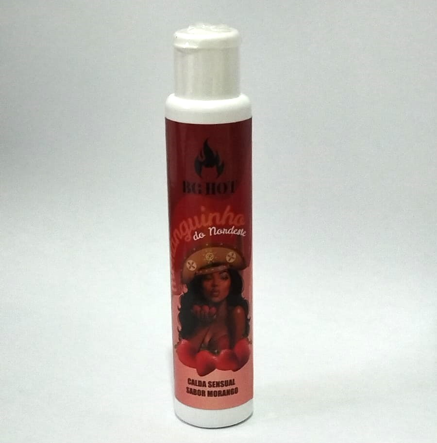 Calda Sensual Comestivel Morango ( Moranguinho do Nordeste ) 40g - Bg Hot