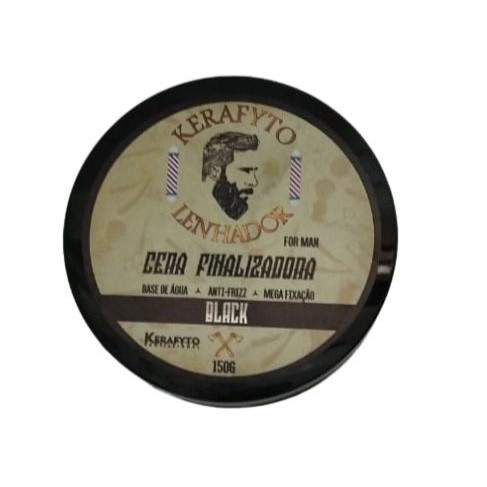 Cera Finalizadora Black 150g (cor Preta) Kerafyto