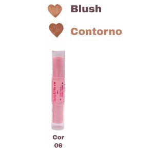 CONTORNO E BLUSH PESSEGO 2 EM 1 6 TONS - LUA E NEVE COR:06 - imagem 1