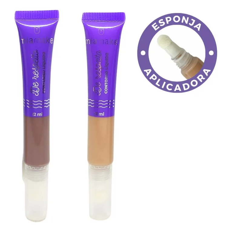 CONTORNO LIQUIDO DE RESPEITO ( 2 TONS ) - MIAMAKE COR:ESCURA - miniatura 2