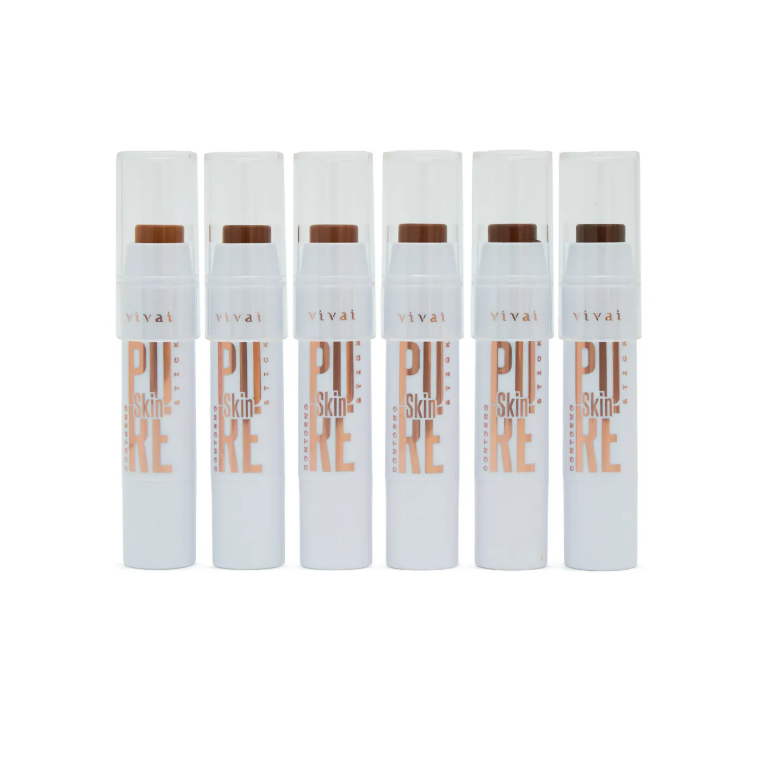 Contorno Stick Pure Skin (6 Cores) - Vivai Cor: 01 — miniatura 3