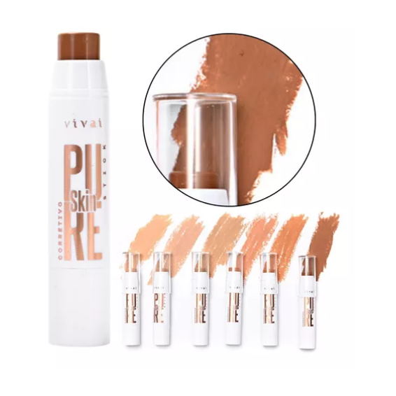 CORRETIVO STICK PURE SKIN (6 CORES) - VIVAI cor: 06