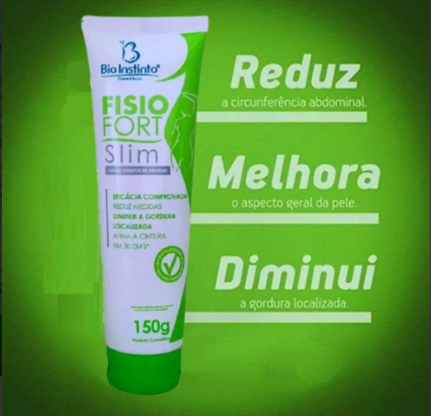 Creme Desodorante Redutor de Medidas Fisiofort Slim 150 G - Bio Instinto — miniatura 3