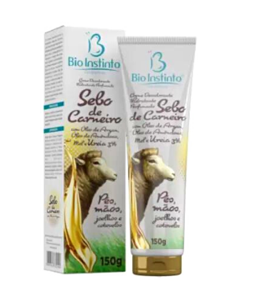Creme Desodorante Sebo de Carneiro Pés e Mãos 150 G - Bio Instinto