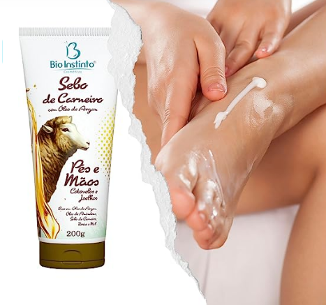 Creme Desodorante Sebo de Carneiro Pés e Mãos 150 G - Bio Instinto — miniatura 2