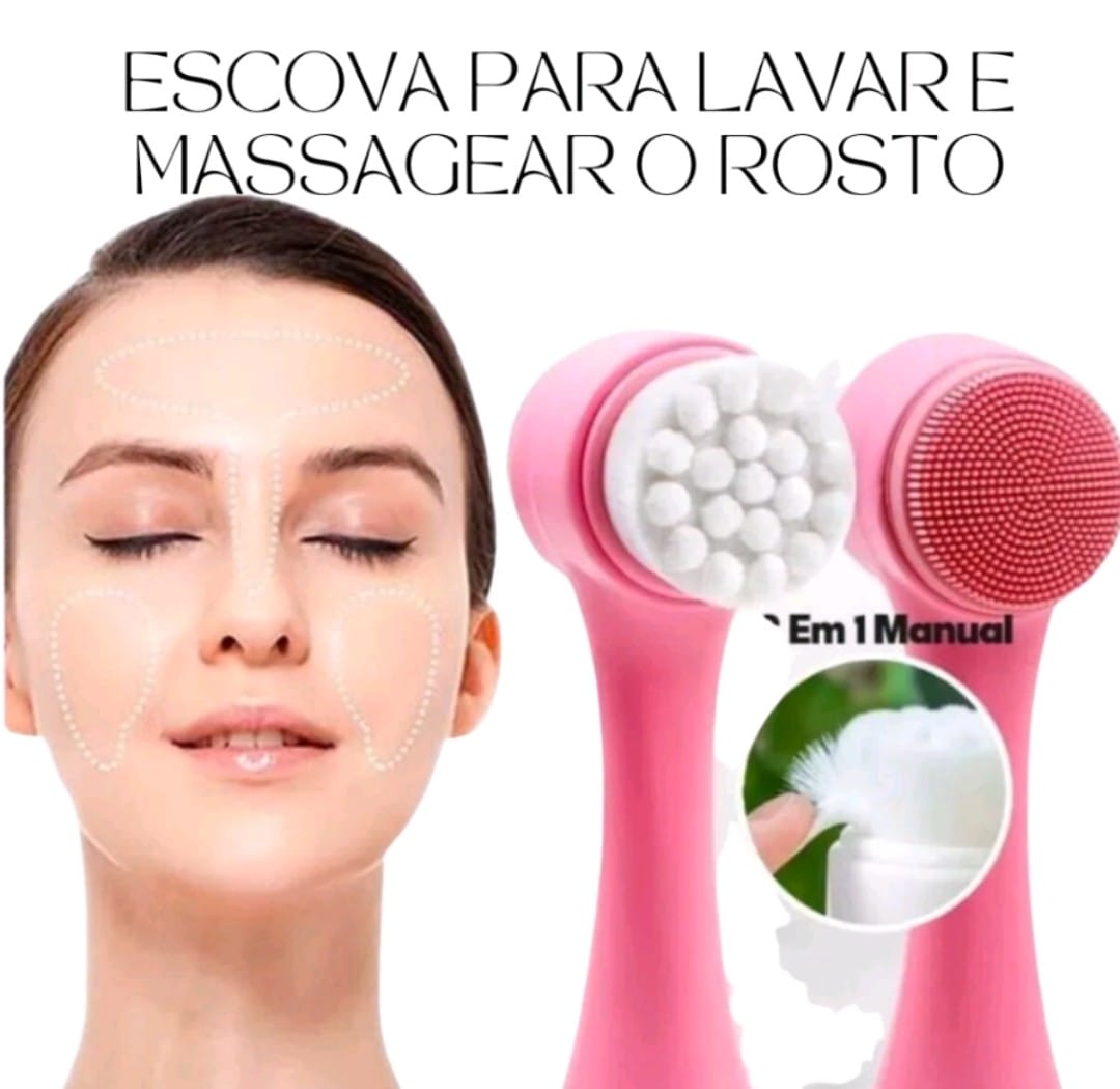 Escova de Limpeza Facial 2 Em 1 - Jony — miniatura 3