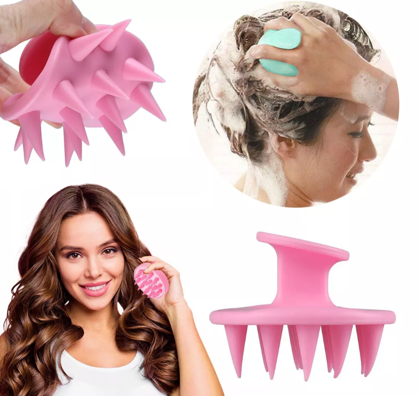 ESCOVA MASSAGEADORA CAPILAR DE SILICONE - JONY - miniatura 2