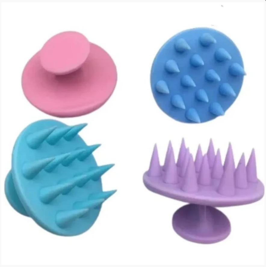 ESCOVA MASSAGEADORA CAPILAR DE SILICONE - JONY - miniatura 3