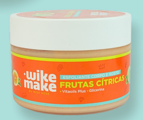 Esfoliante Corpo e Rosto Frutas Citricas 250g - Wike Make — miniatura 3