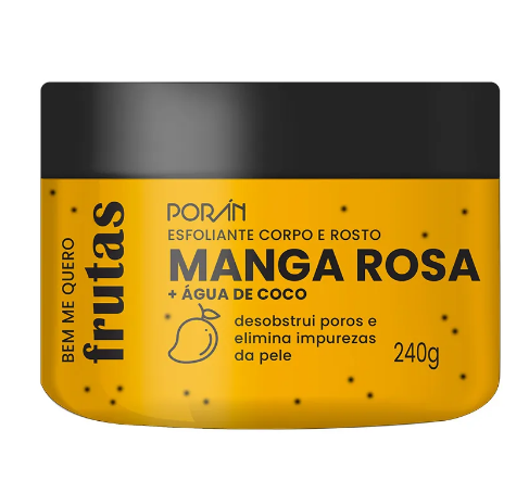 Esfoliante Corpo e Rosto Manga Rosa 240 G -Poran
