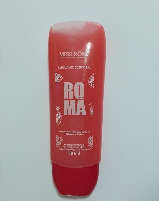 ESFOLIANTE CORPORAL ROMÃ 180G - MISS ROSE - imagem 1