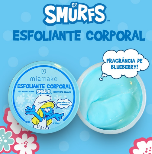ESFOLIANTE CORPORAL SMURFS 100G - MIAMAKE - imagem 1